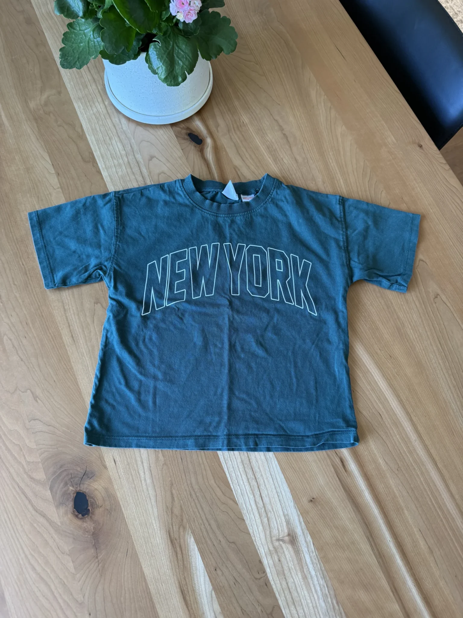 Featured image for Tshirt vert forêt New York