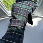 Thumbnail for Chemise bleu marine et vert à carreaux