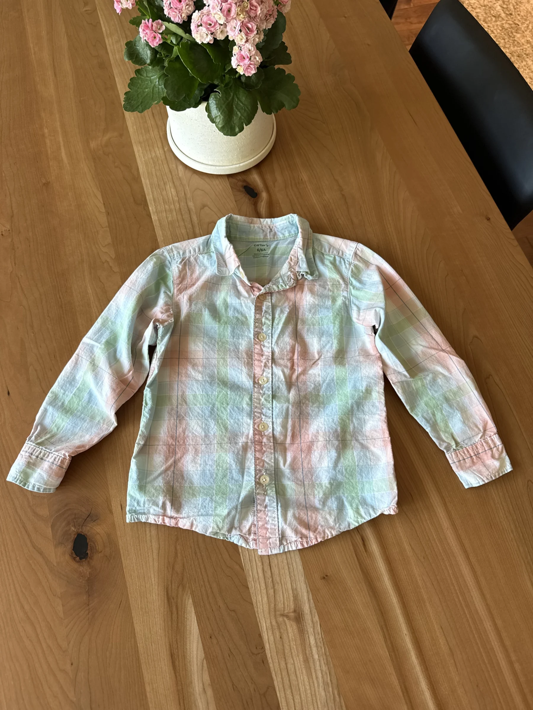 Chemise couleurs pastel Carter's seconde main