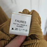 Thumbnail for Robe jaune/doré maxi designer Faunes fait à Montréal