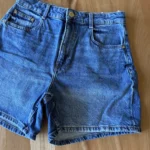 Thumbnail for Mom short en jeans foncé