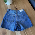 Thumbnail for Mom short en jeans foncé