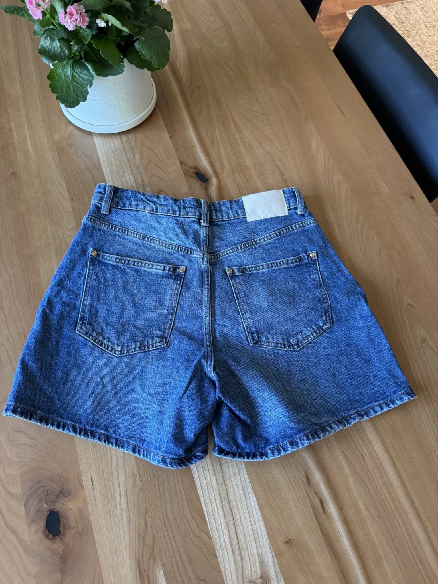 Image for Mom short en jeans foncé