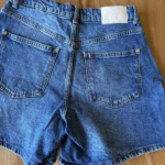 Thumbnail for Mom short en jeans foncé