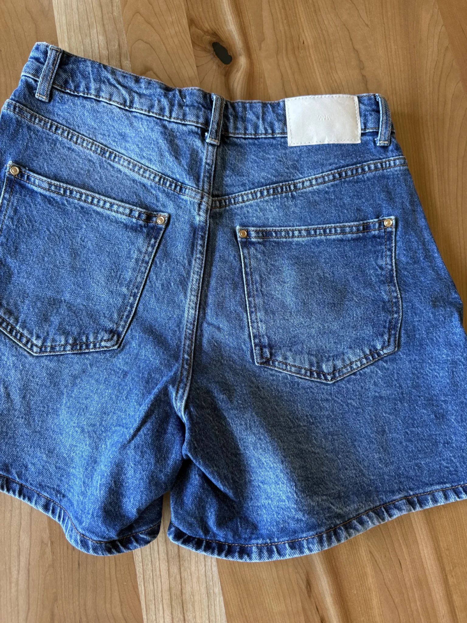 Image for Mom short en jeans foncé