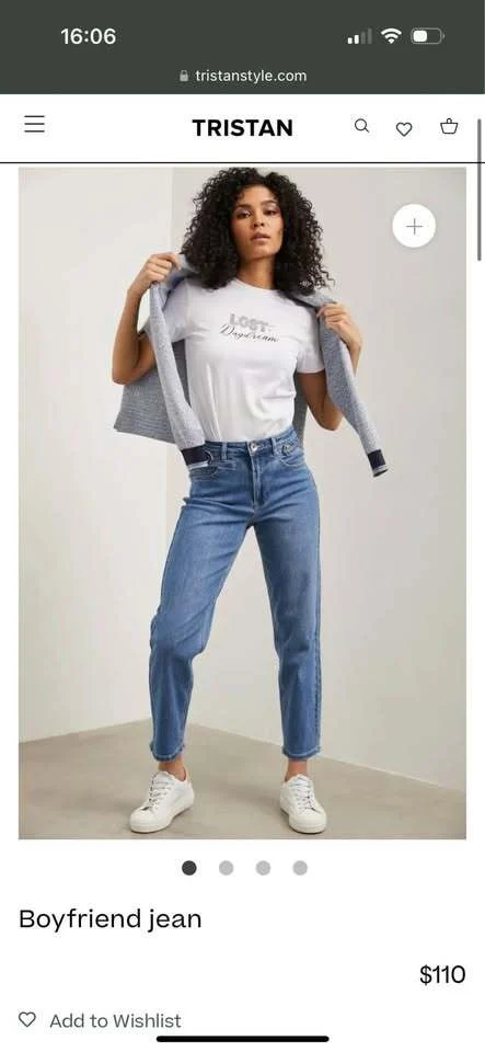 Image for Jeans coupe boyfriend