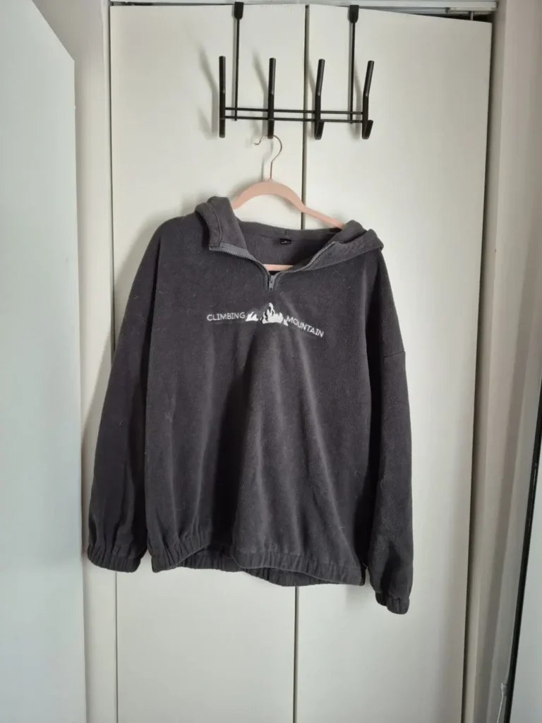 Featured image for Hoodie gris Climbing Mountain XL