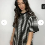 Featured thumbnail for T-shirt oversize à rayures