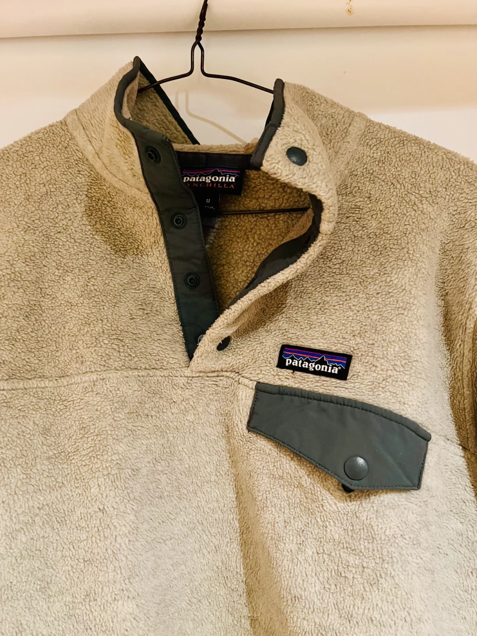 Image for Fleece Patagonia synchilla grise et verte