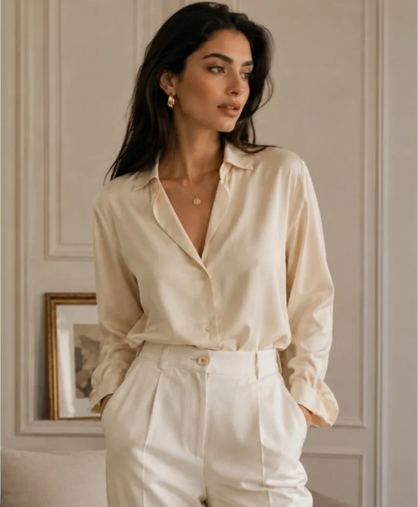 Featured image for Chemise 100% soie