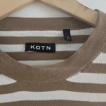 Thumbnail for Kotn pull ligné en coton égyptien