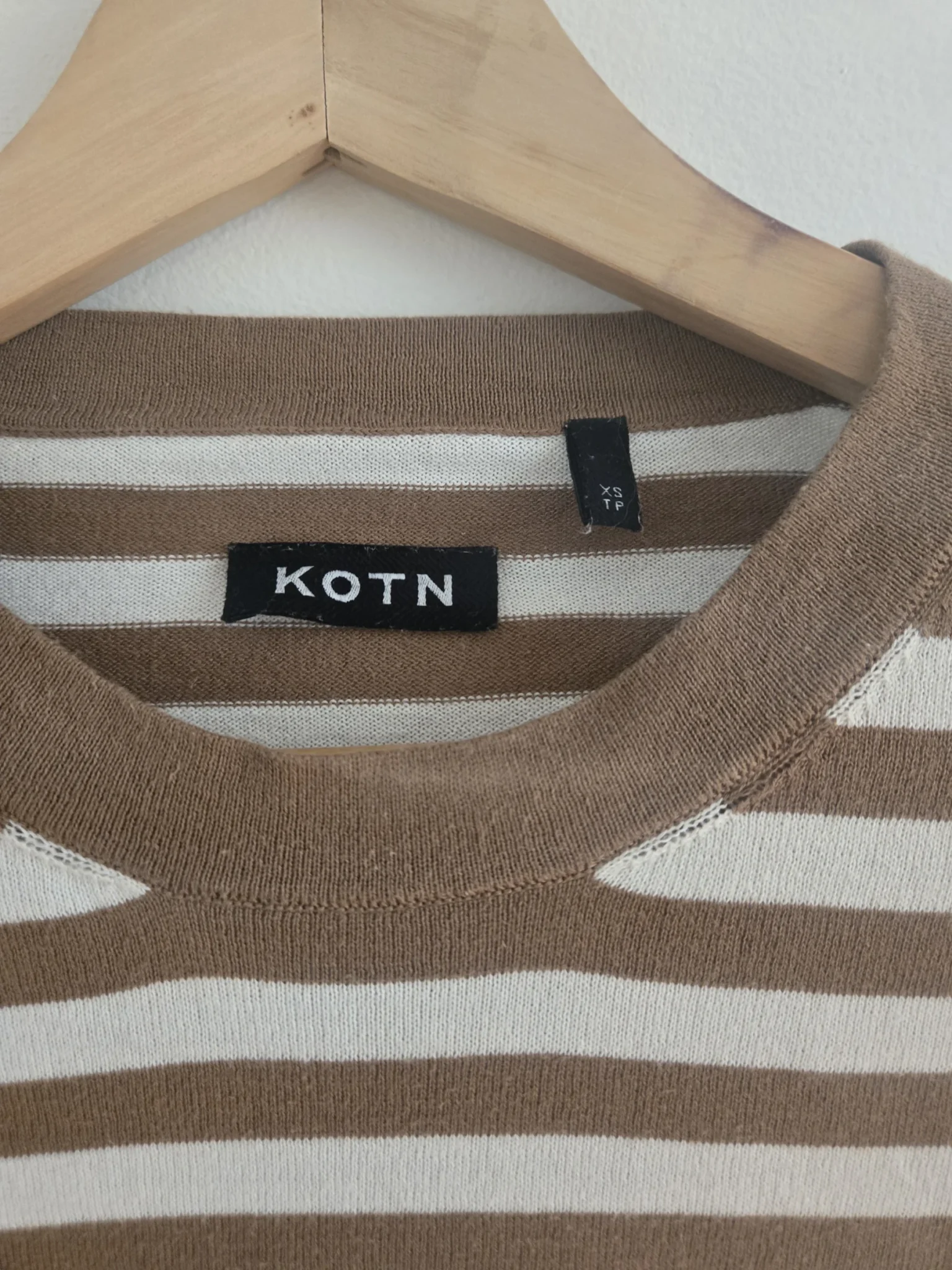 Image for Kotn pull ligné en coton égyptien