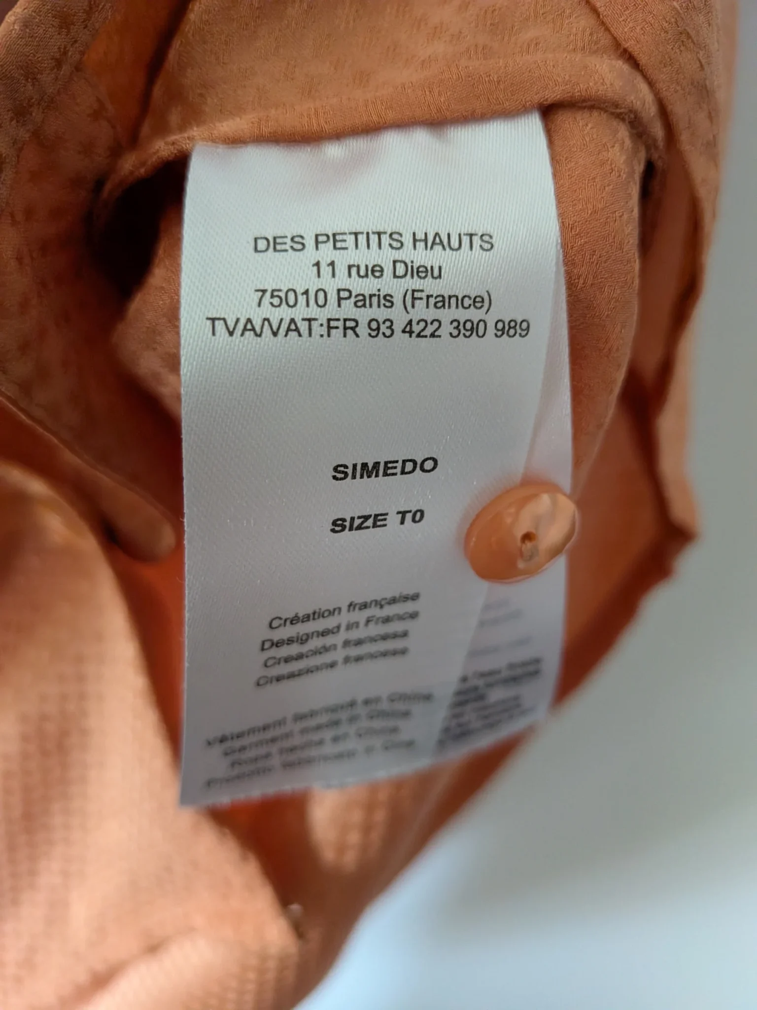 Image for Des Petits Hauts blouse