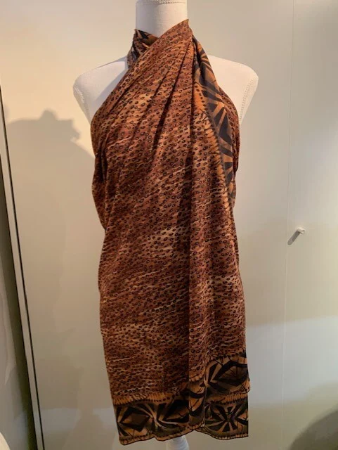 Image for Aztec leopard sarong