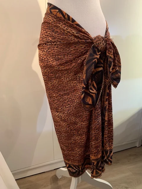 Image for Aztec leopard sarong