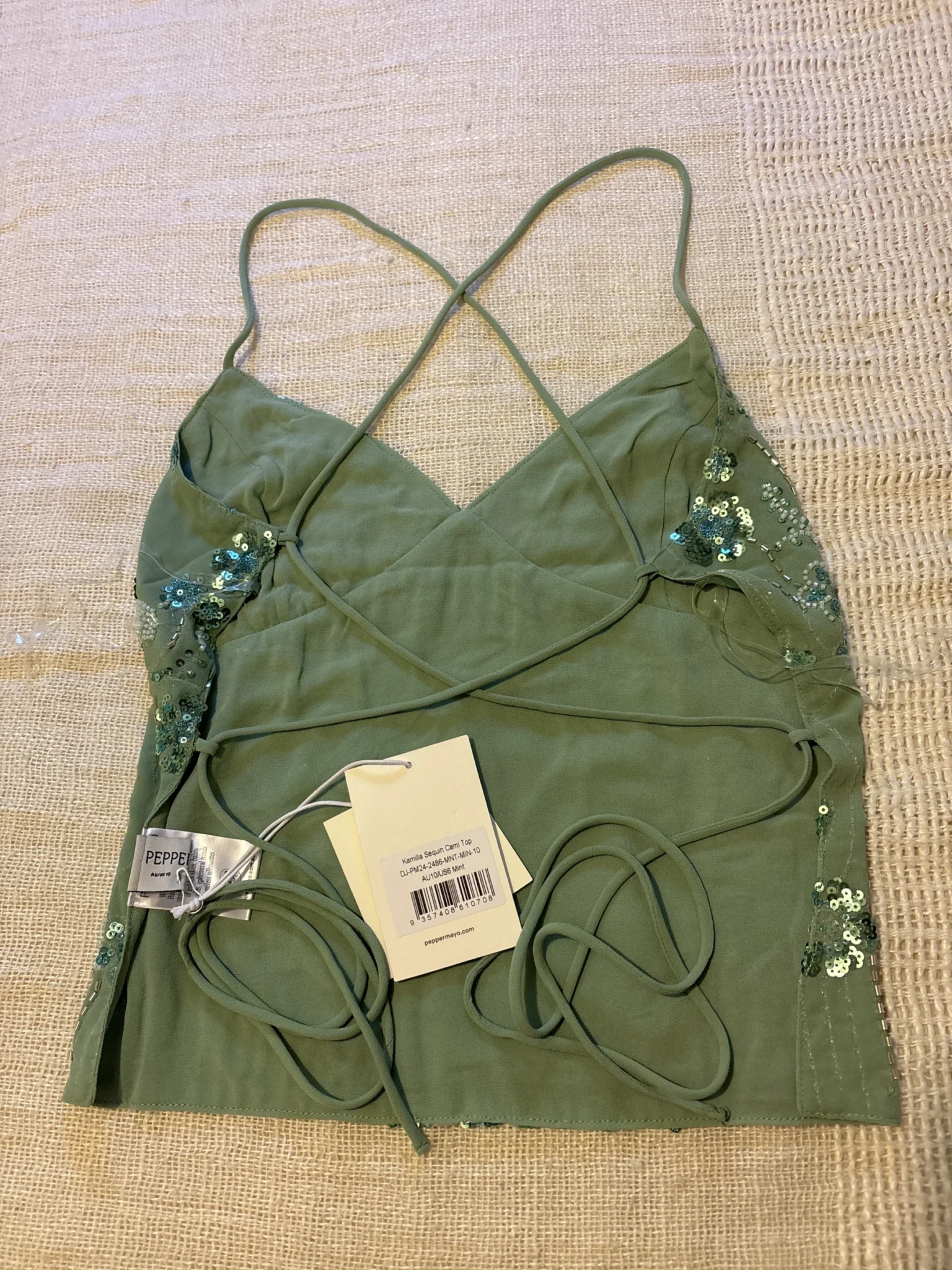 Image for Peppermayo Sequin Cami Top