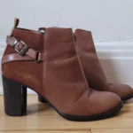 Featured thumbnail for Bottines Éram à talon - Marron