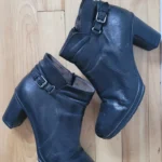 Thumbnail for Bottines en cuir - Noir