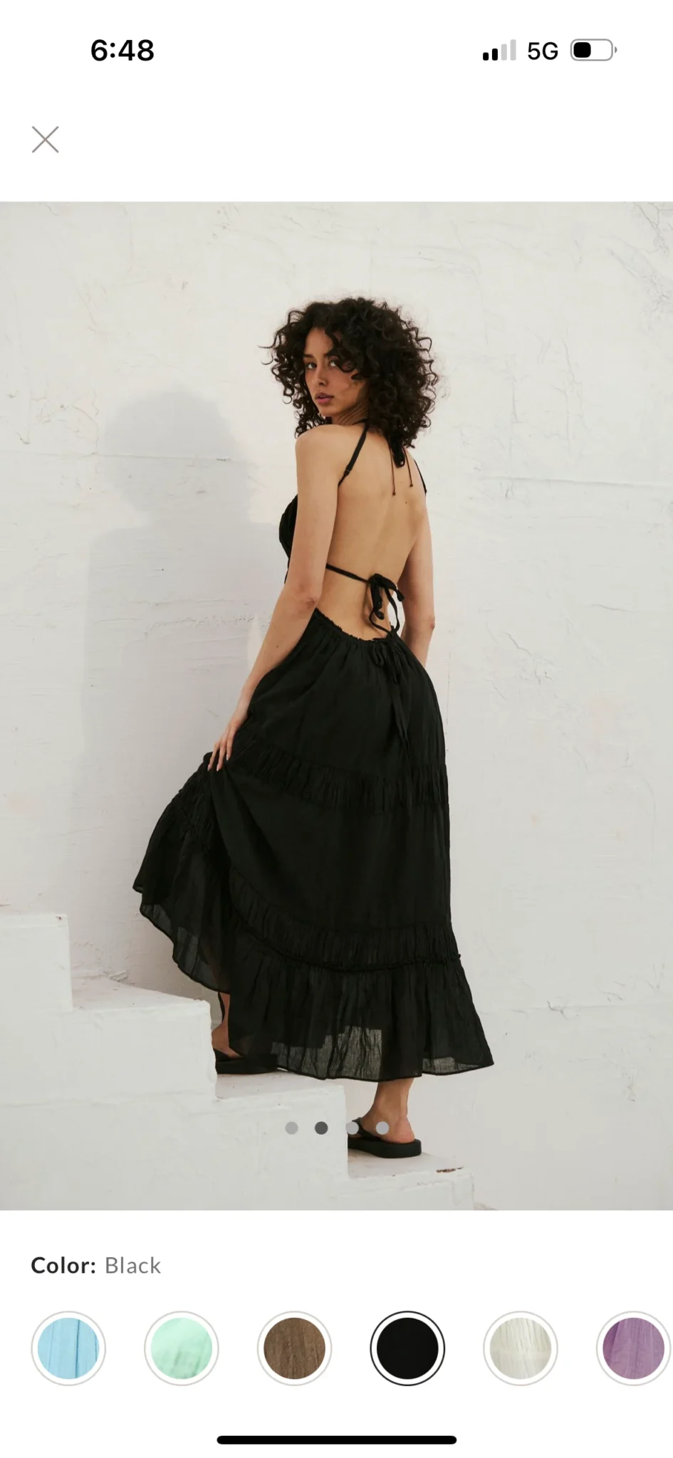 Image for Robe Free people dos ouvert
