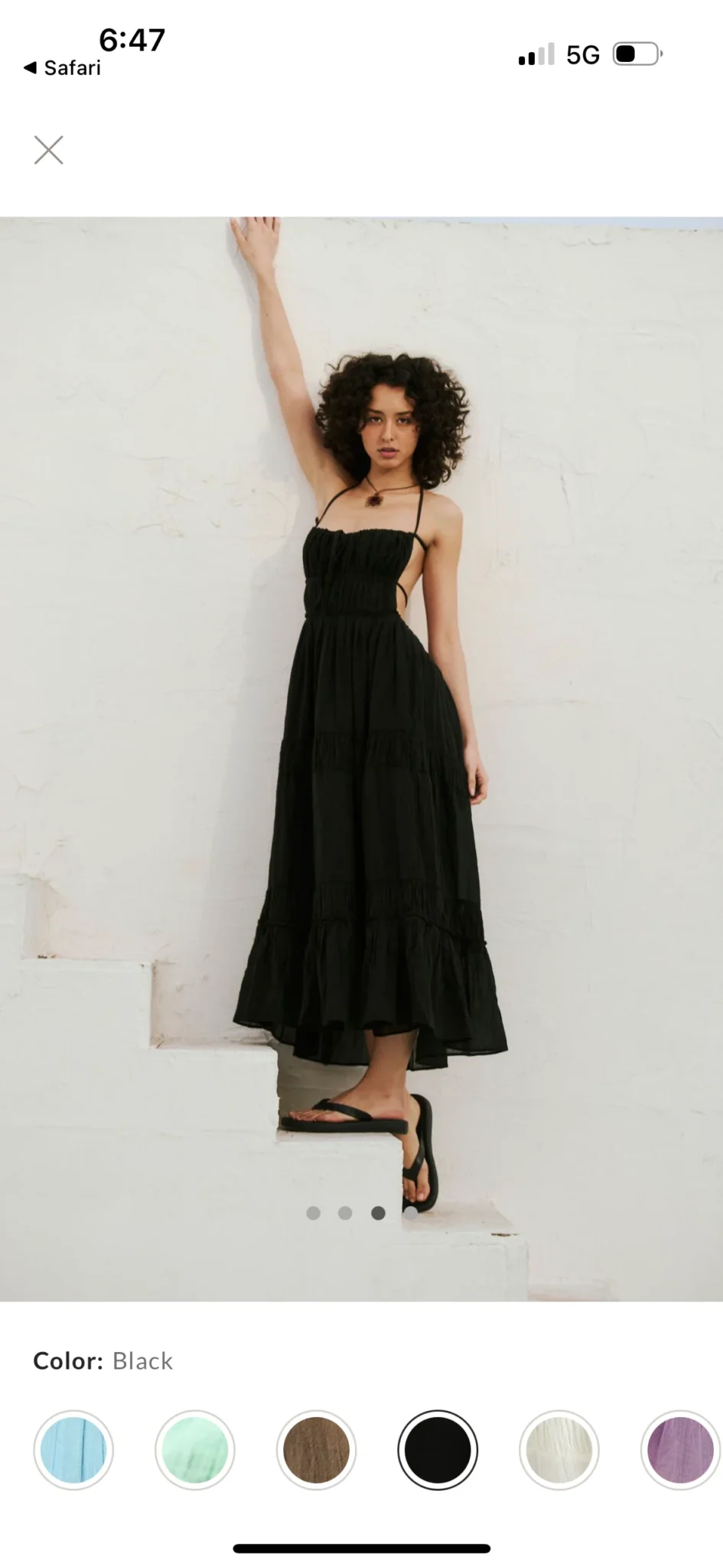 Image for Robe Free people dos ouvert