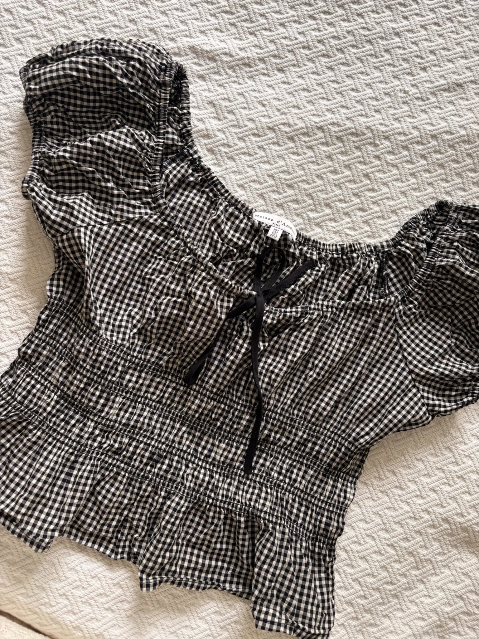 Image for Top gingham