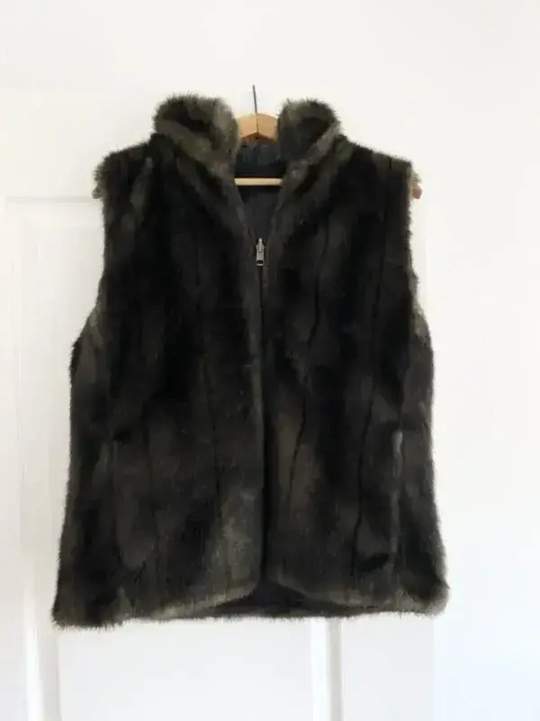 Featured image for Veste réversible fourrure