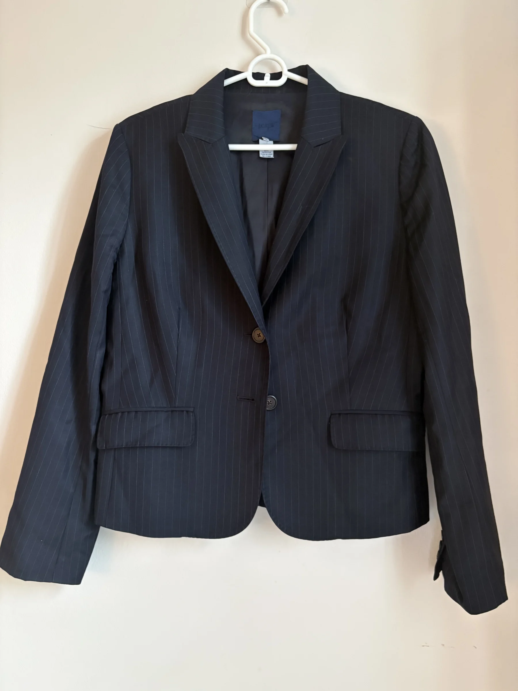 Veston JCrew Super 120s 100% Laine JCrew seconde main