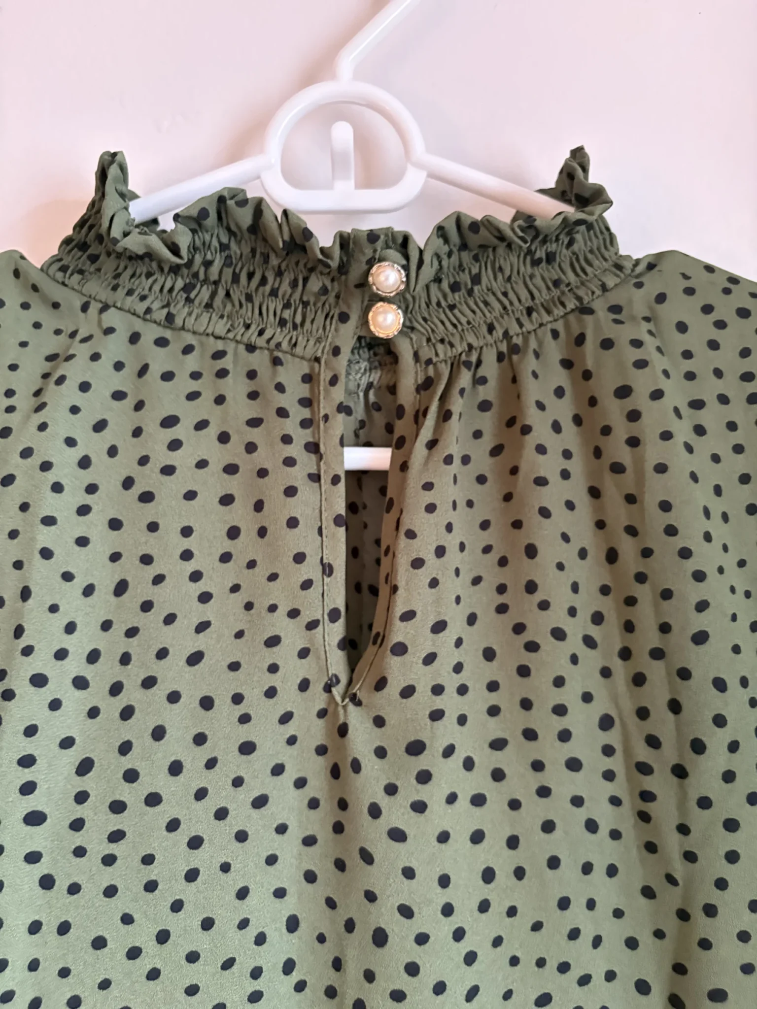 Image for Blouse manches courtes à pois