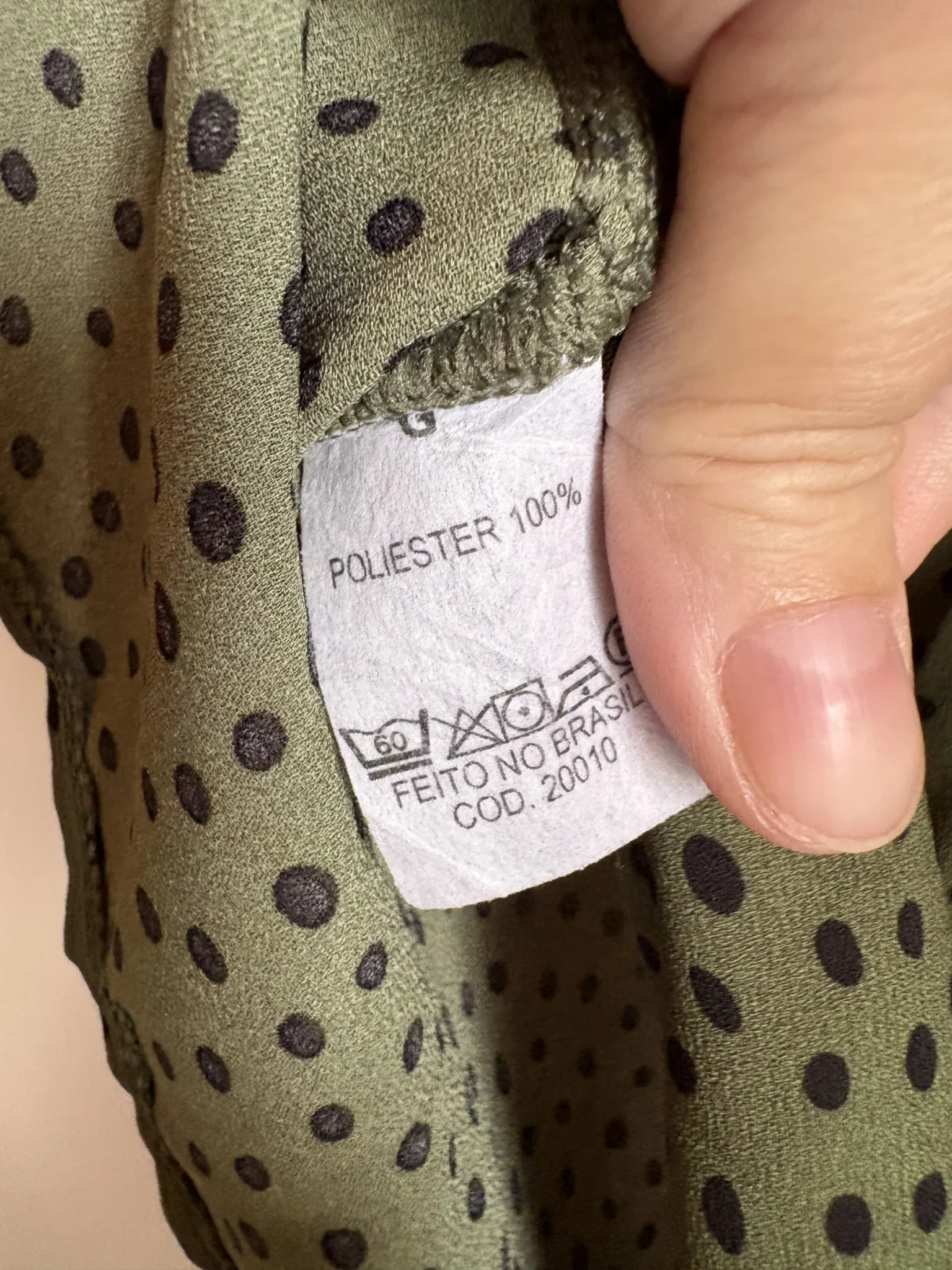 Image for Blouse manches courtes à pois