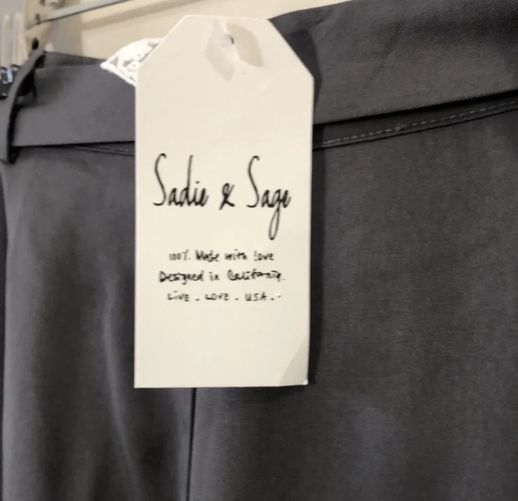 Image for Pantalon gris neuf Sadie & Sage