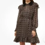 Featured thumbnail for Robe à manches longues à motifs