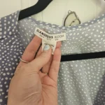Thumbnail for Robe bleu à pois manches ballon marque ASOS Glamorous Bloom grandeur 8
