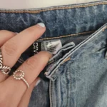 Thumbnail for Mom shorts en Cotton jean denim rigide taille haute marque H&M grandeur 10
