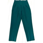 Featured thumbnail for Émeraude Pantalon taille haute Zara -Dark green Pleated Trousers