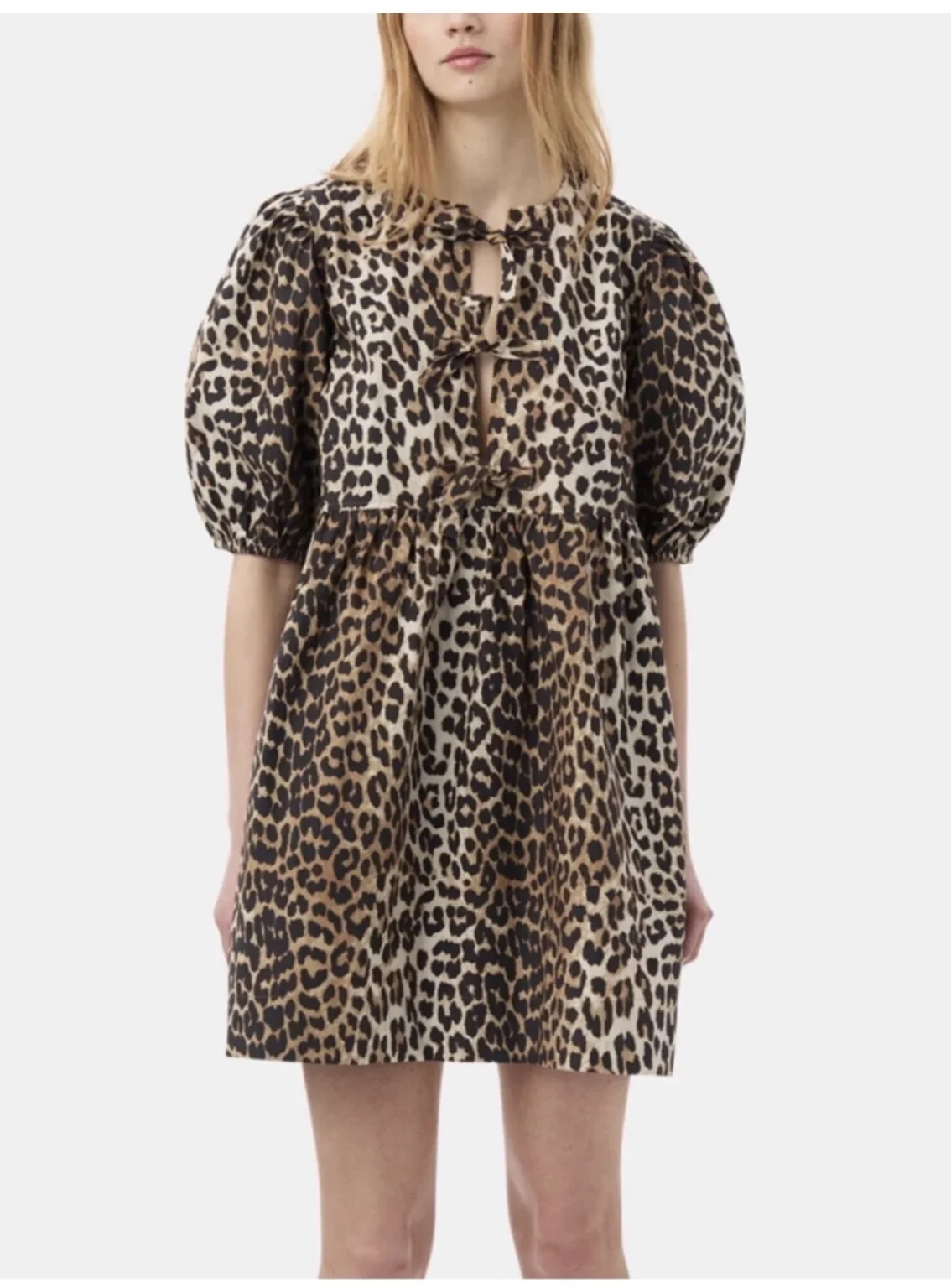 Image for Leopard dress GANNI
