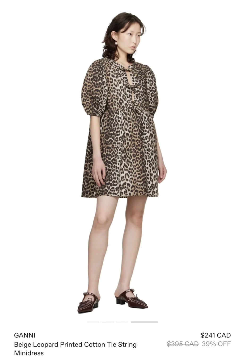 Image for Leopard dress GANNI