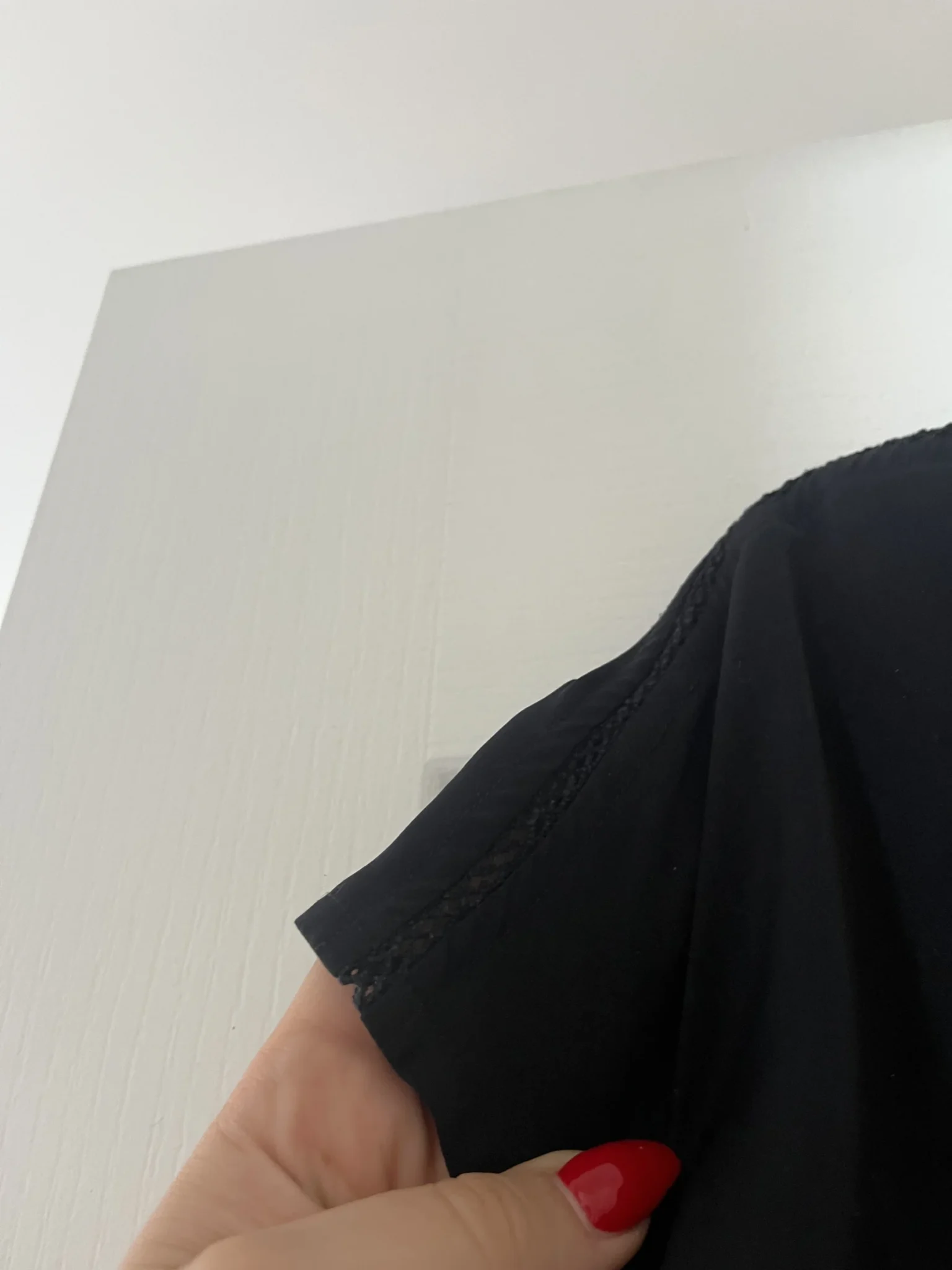 Image for Scotch and Soda black satin T-shirt size 1 (S)
