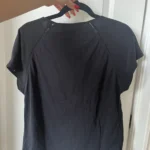 Thumbnail for Scotch and Soda black satin T-shirt size 1 (S)