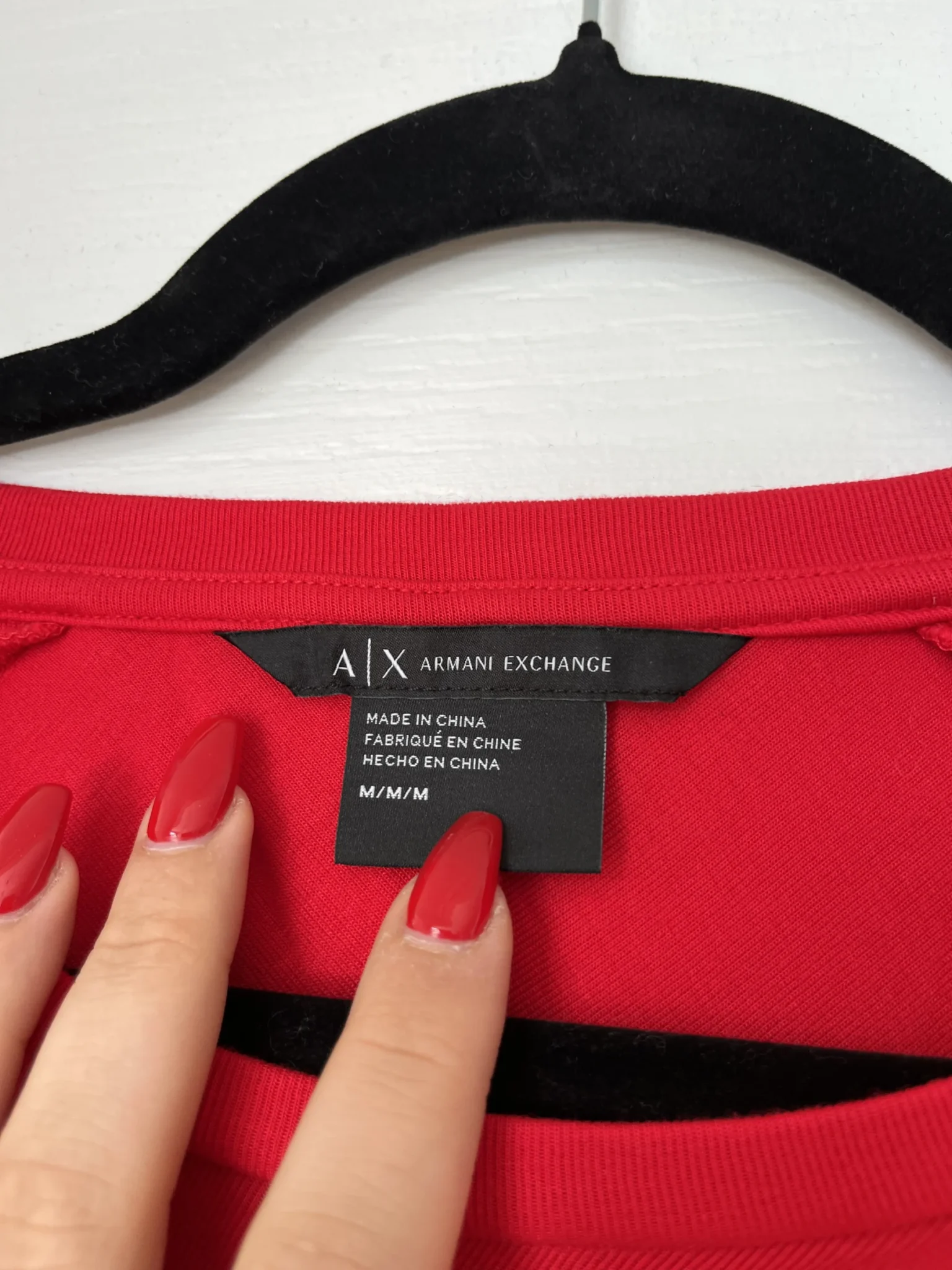 Image for Robe Armani Exchange taille M rouge