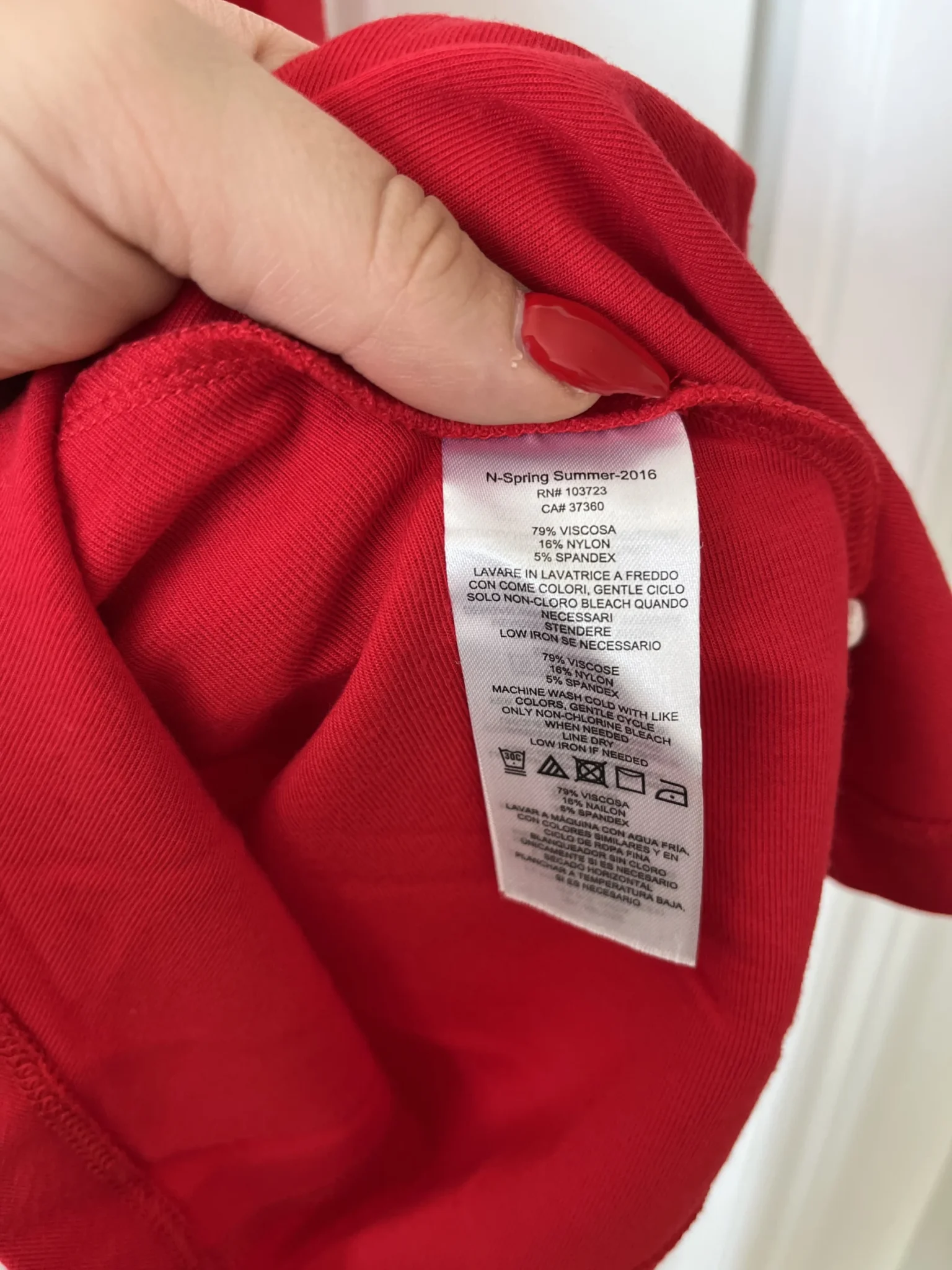 Image for Robe Armani Exchange taille M rouge