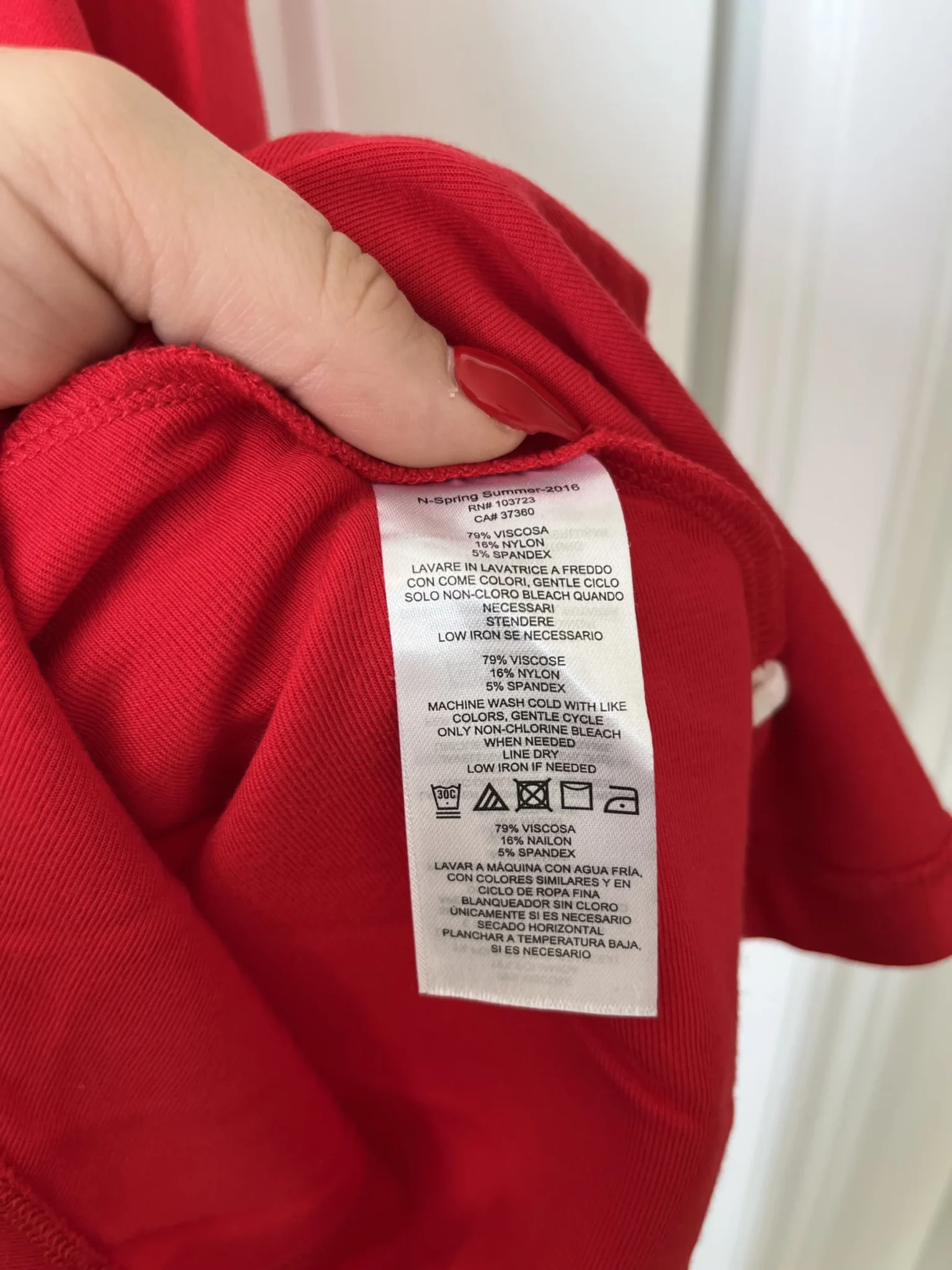Image for Robe Armani Exchange taille M rouge