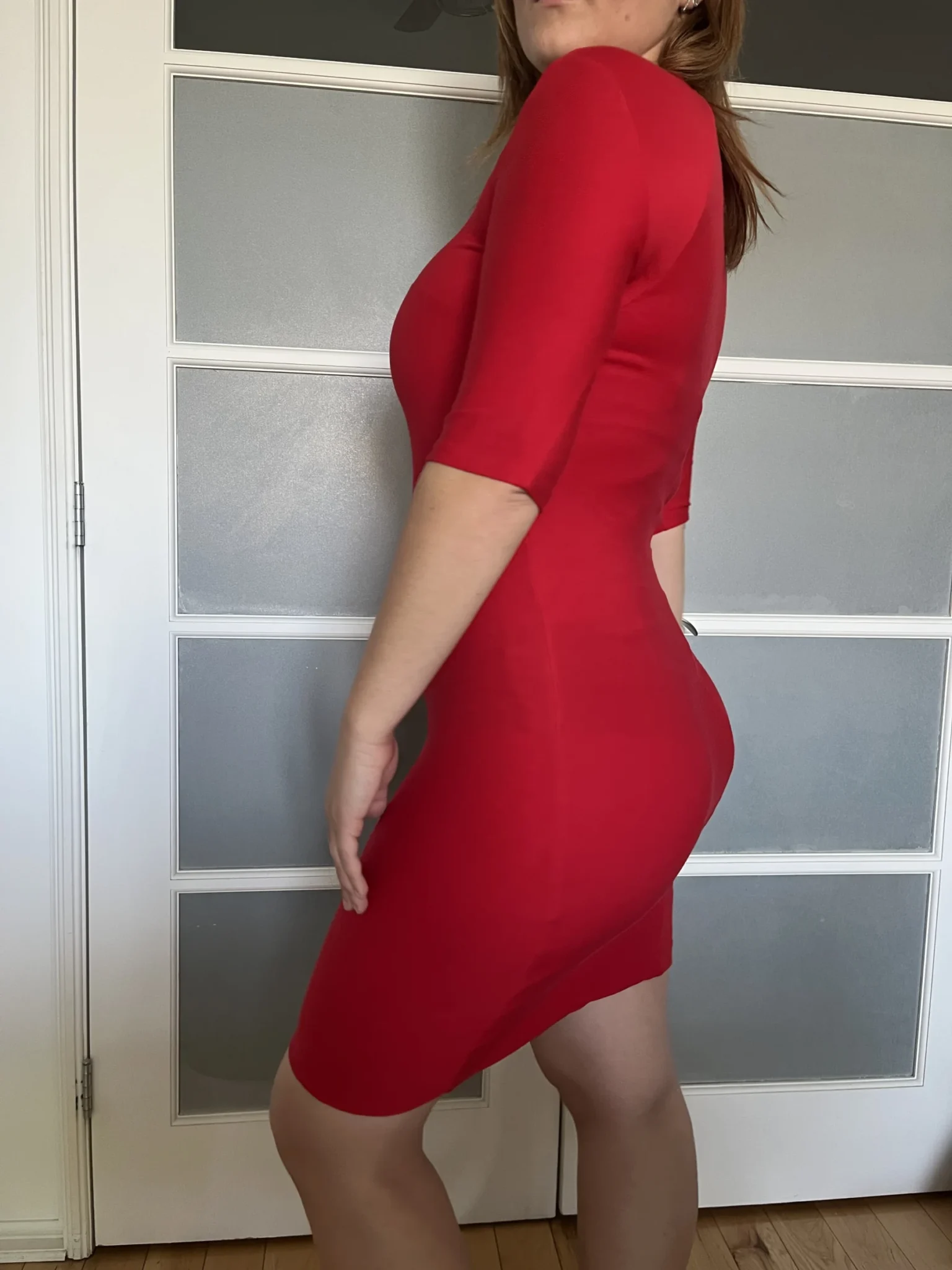 Image for Robe Armani Exchange taille M rouge