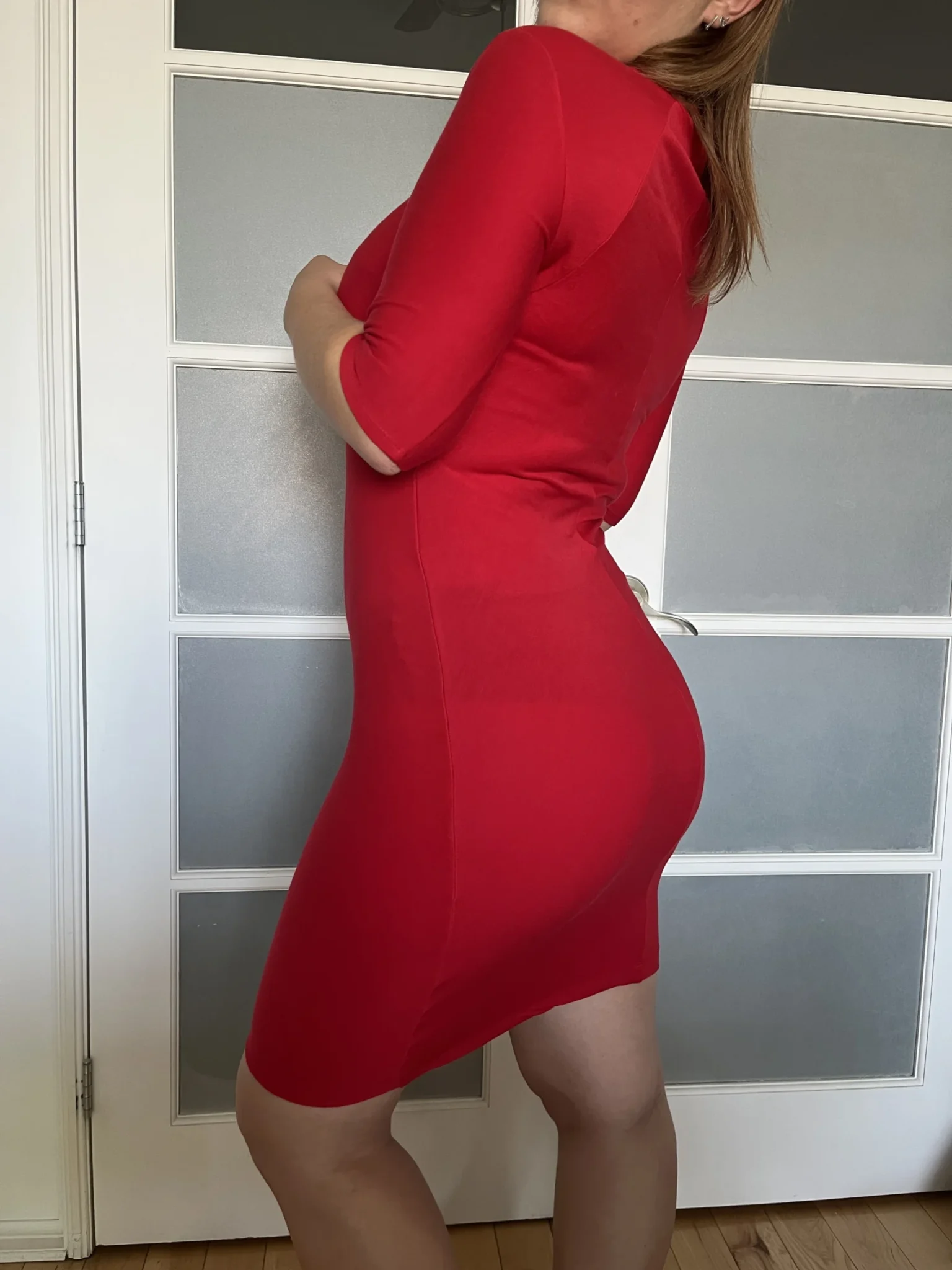 Image for Robe Armani Exchange taille M rouge