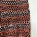 Thumbnail for Pantalon fluide été motif zig zag bleu et orange taille M