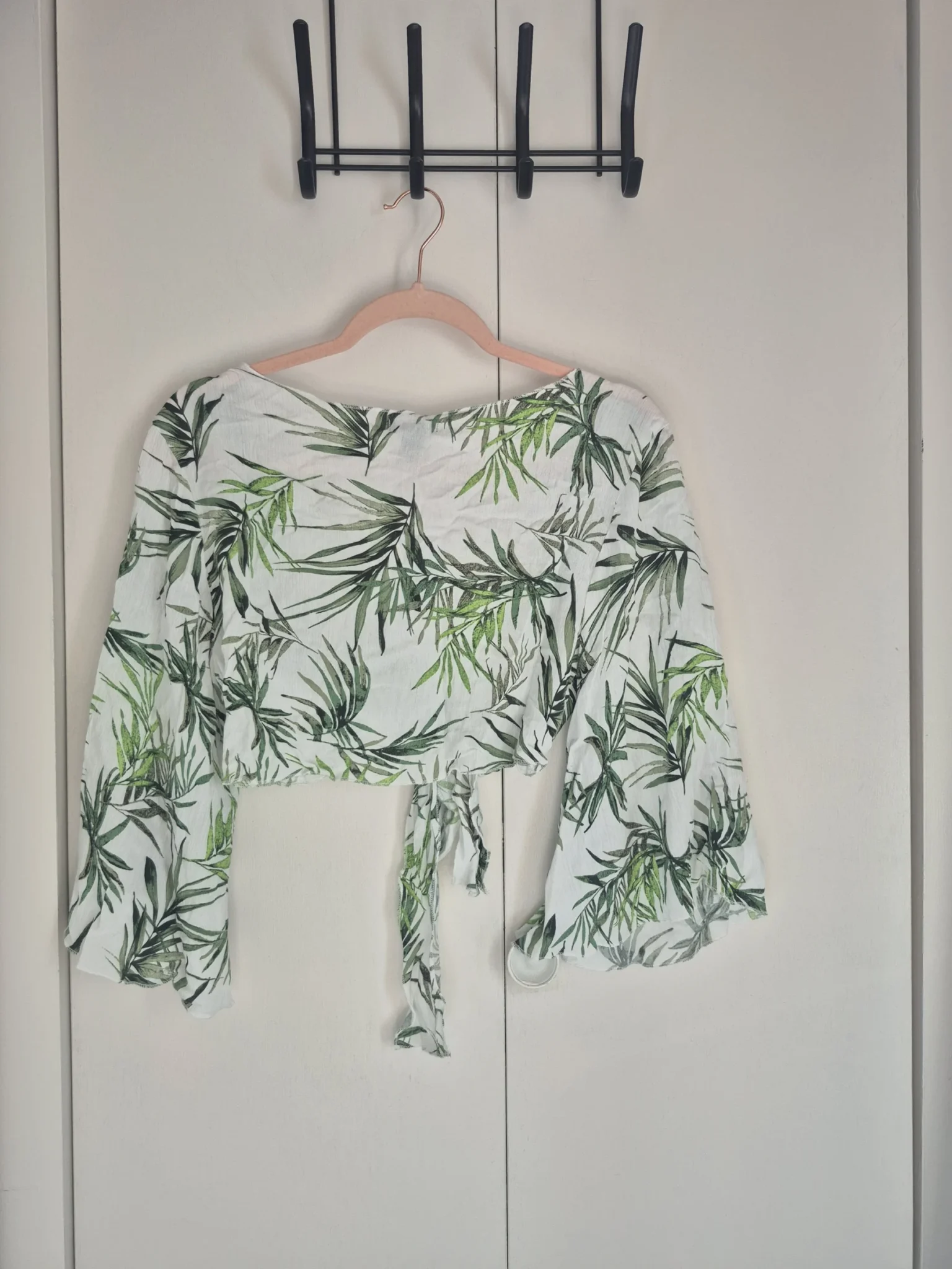 Image for Blouse tropical blanche Medium