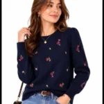 Featured thumbnail for 🌷Pull fleurs brodées - Joie