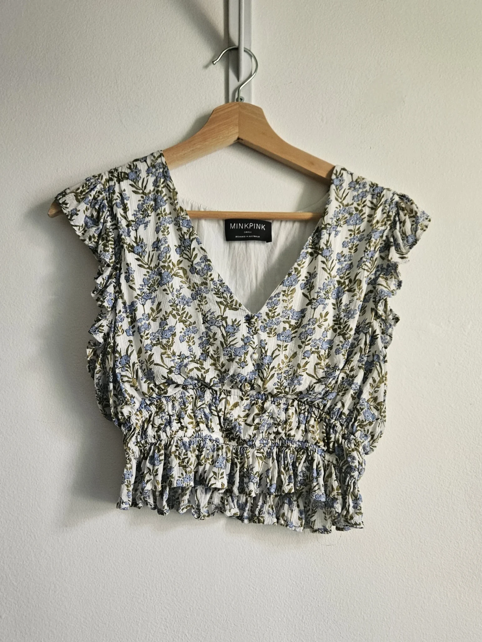 Featured image for 🌷Crop top fleuri - Mink Pink