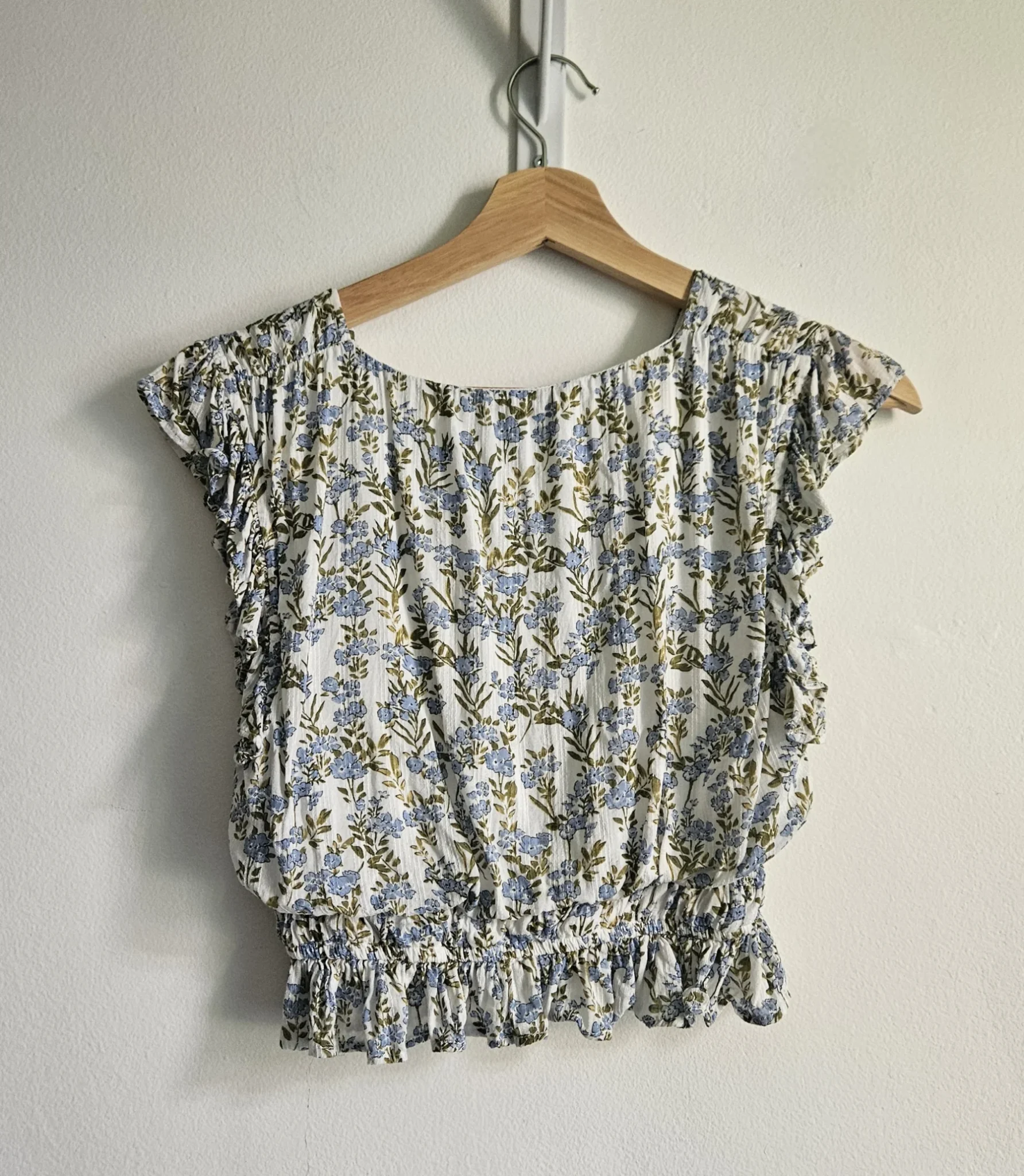 Image for 🌷Crop top fleuri - Mink Pink