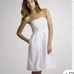 Featured thumbnail for J Crew/Robe blanche Sz 6