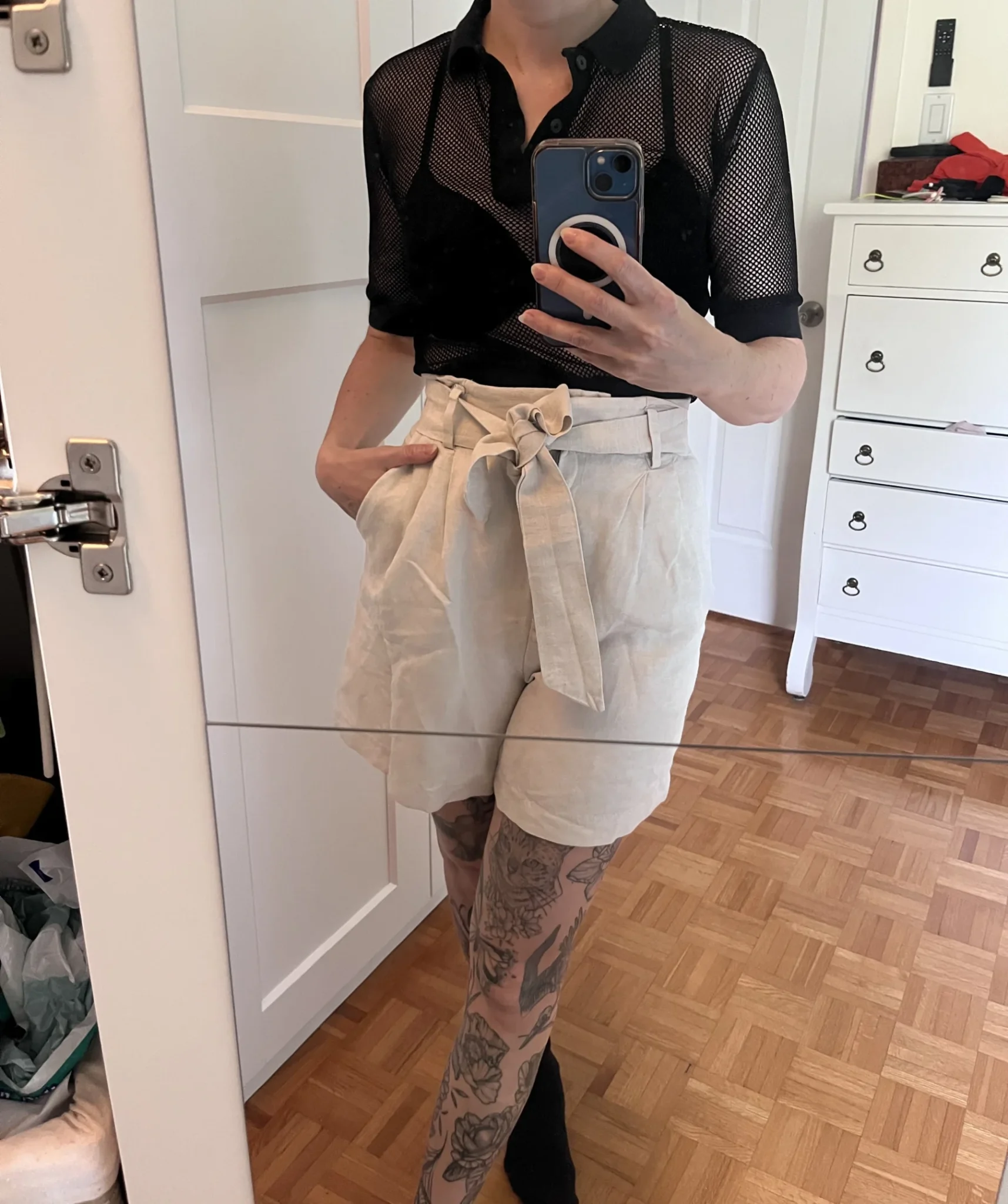 Image for Shorts/bermuda avec lin